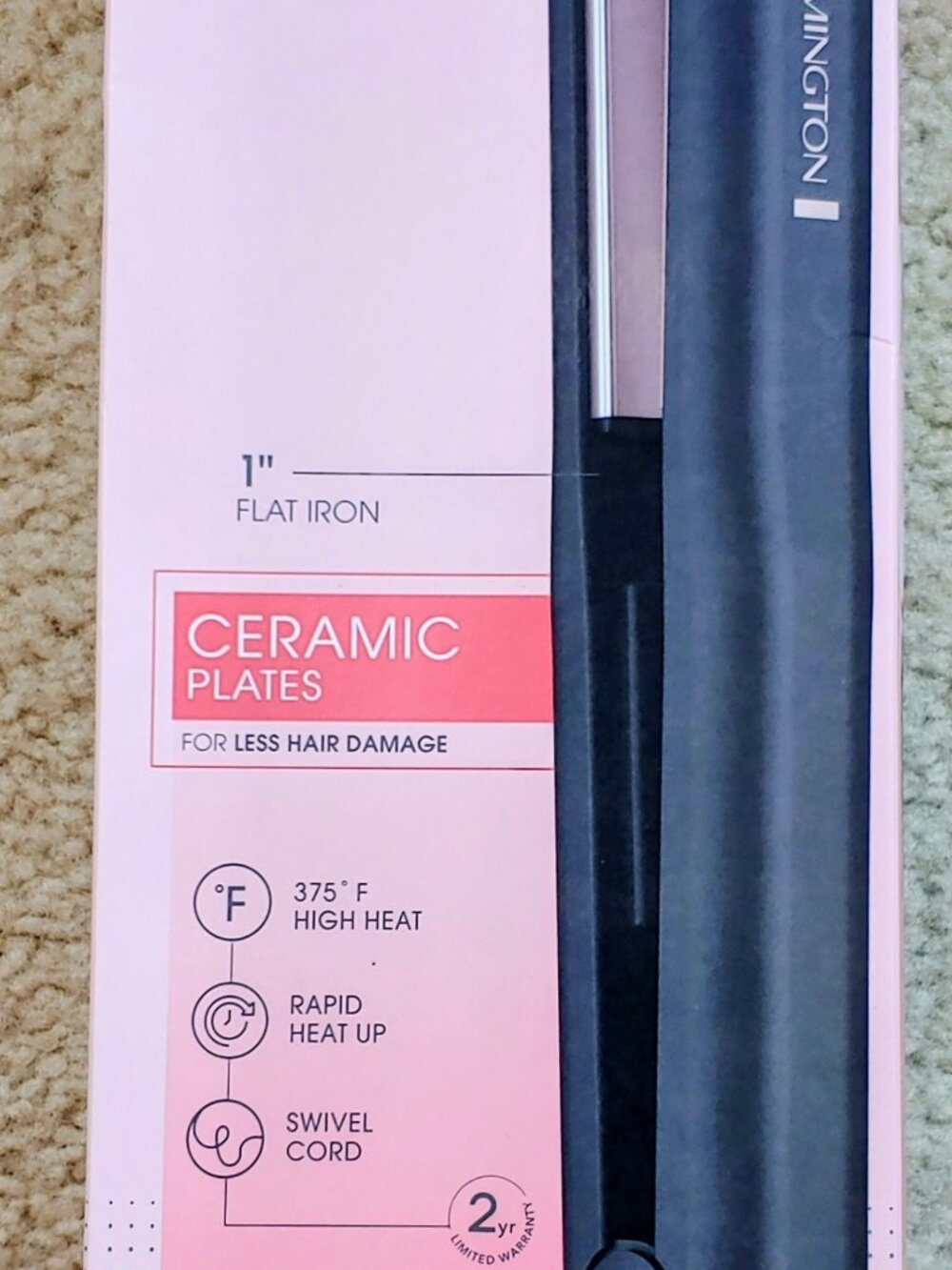 Remington 1" Flat Iron - NEW!